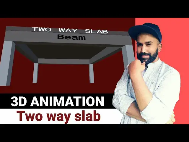 Video thumbnail for Two way slab in 3D view | civil engineering animation videos | 3D animation of slab | Civil tutor |