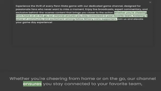 Video thumbnail for passionate fans who never want to miss a moment. Enjoy live broadcasts, expert commentary, and exclusive behind-the-scenes content that brings you closer to the action. Whether you're cheering from home or on the go, our channel ensures y