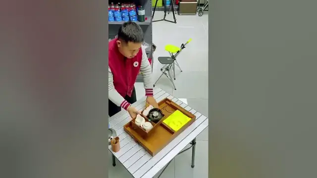 Video thumbnail for Small Folding Table | Folding Furniture | Space Saving #shorts