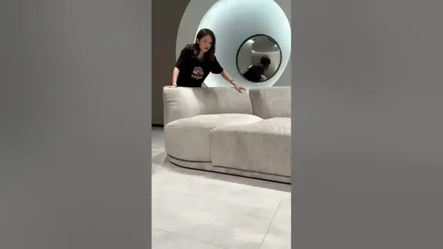 Video thumbnail for Long Sofa with Extra Moving | Sofa Design Ideas #shorts