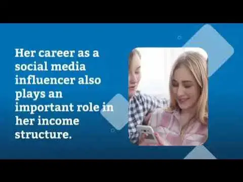Video thumbnail for Her career as social media influencer alsa plays an important role in her income structure