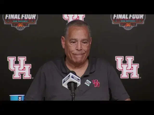 'Video thumbnail for Houston presser with Kelvin Sampson, L.J. Cryer, J'Wan Robers and Emmanuel Sharp #Duke'