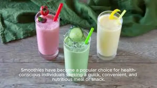 Video thumbnail for Smoothies