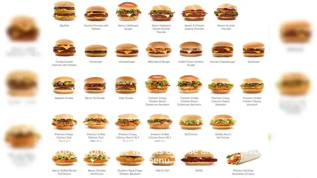 Video thumbnail for McDonald's Menu