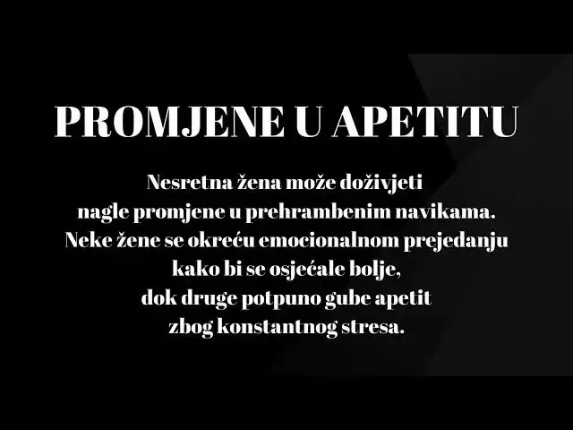 'Video thumbnail for Kada je žena NESRETNA U BRAKU, njeno tijelo to pokazuje kroz OVIH 8 STVARI'