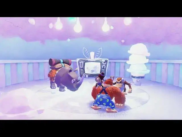 Video thumbnail for Donkey Kong Bananza - Freezer Layer: Reach Cranky Kong and Rambi | Gives Banandium Gem Gameplay