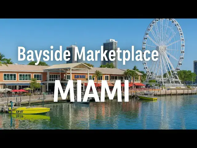 Video thumbnail for Bayside Marketplace Miami: Shopping, Food & Bay Views All in One Place