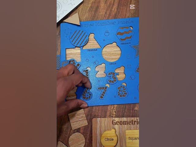 Video thumbnail for Laser Cut Kids Educational Puzzles. Montisori Learning Board design
