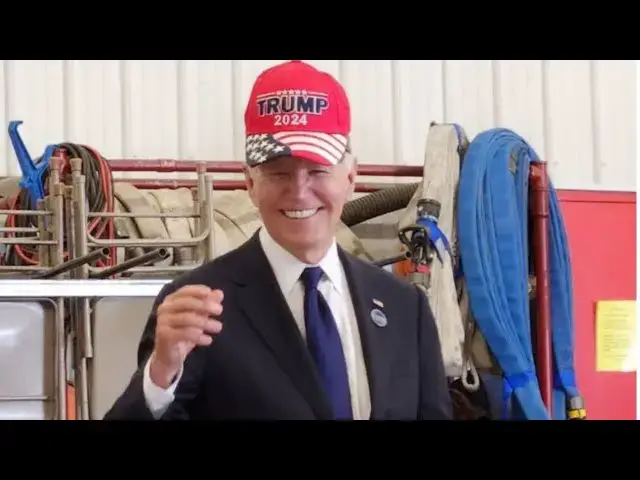 Video thumbnail for Biden Shocks The World - Wear Pro-Trump Hat Then Says The Unthinkable