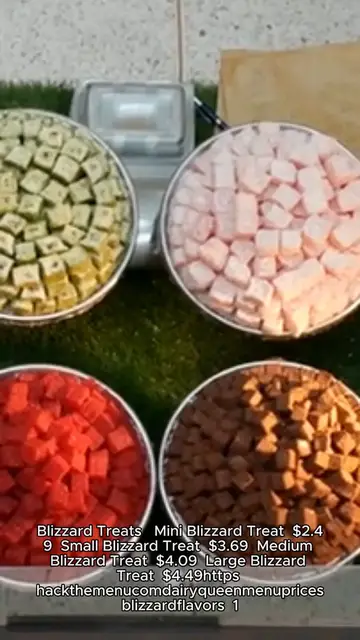 Video thumbnail for dq blizzard menu Price