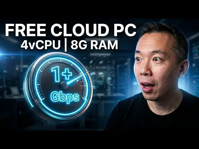 Video thumbnail for Free Cloud Desktop Sandbox (4vCPU, 8G RAM, 1+gbps)