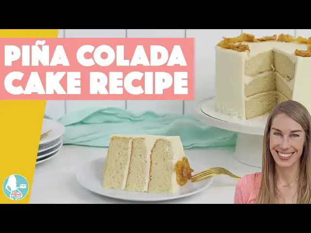 'Video thumbnail for Piña Colada Cake Recipe'