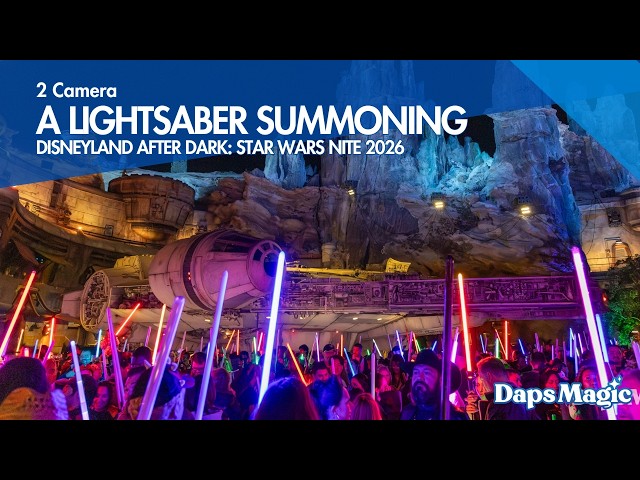 Video thumbnail for A Lightsaber Summoning (Dual Camera Mix) | Disneyland After Dark: Star Wars Nite 4K ⚔️✨