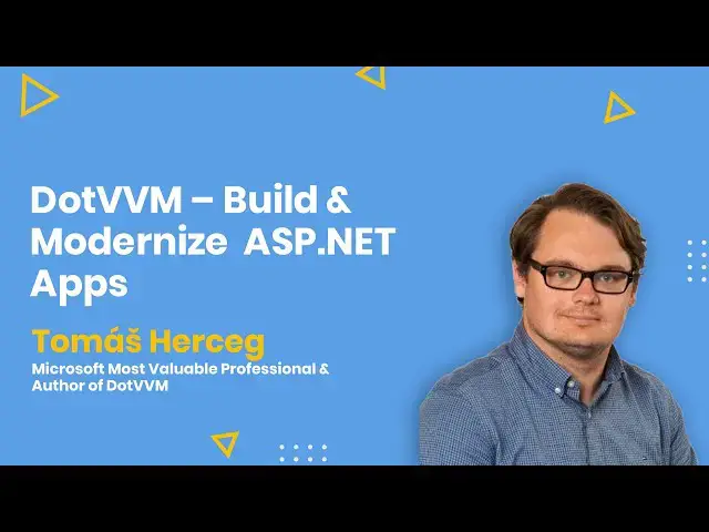 'Video thumbnail for DotVVM – Build & Modernize  ASP.NET Apps - AMA with Tomáš Herceg'