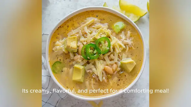 Video thumbnail for white chicken chili crockpot recipe