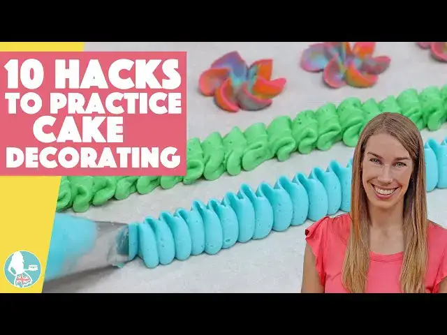 'Video thumbnail for 10 Ways to PRACTICE Cake Decorating'