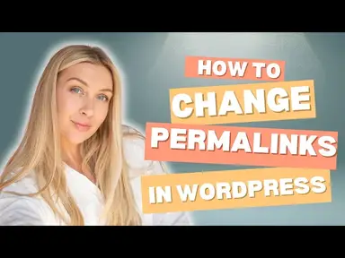 'Video thumbnail for How to Change Permalink Structure in WordPress in 2024'