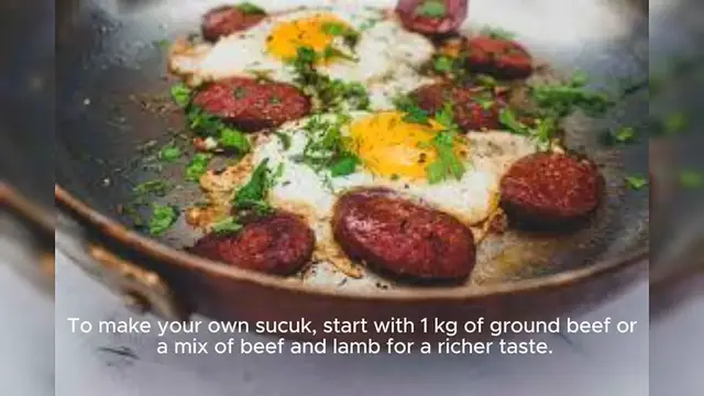 Video thumbnail for Sucuk (Spicy Turkish Sausage) Recipe