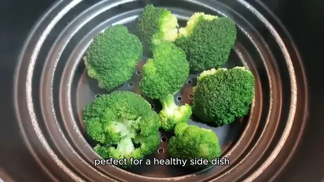 Video thumbnail for air fryer broccoli recipe