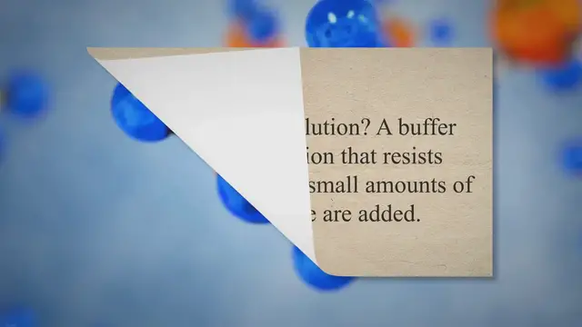 Video thumbnail for Buffer solution concept questions and answers