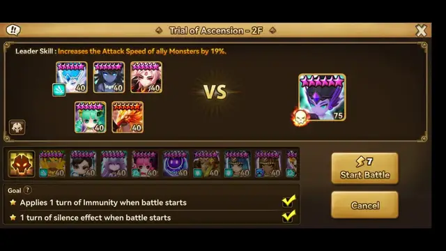 'Video thumbnail for Summoners War: TOA Hell - Stage 2 - 3 🌟 - Jul-Aug 2023 - Aschubel'