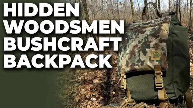 'Video thumbnail for Hidden Woodsmen Bushcraft Backpack | Model 23 Rucksack Review'
