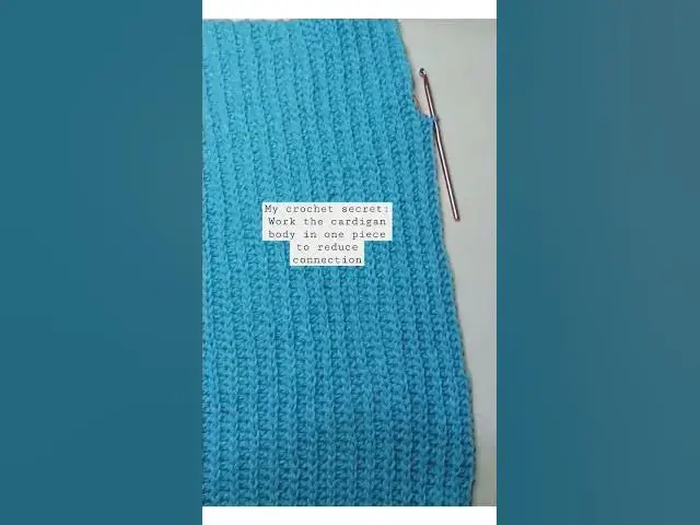 'Video thumbnail for Crochet cardigan secret#crochet #cardigan #shortsyoutube'