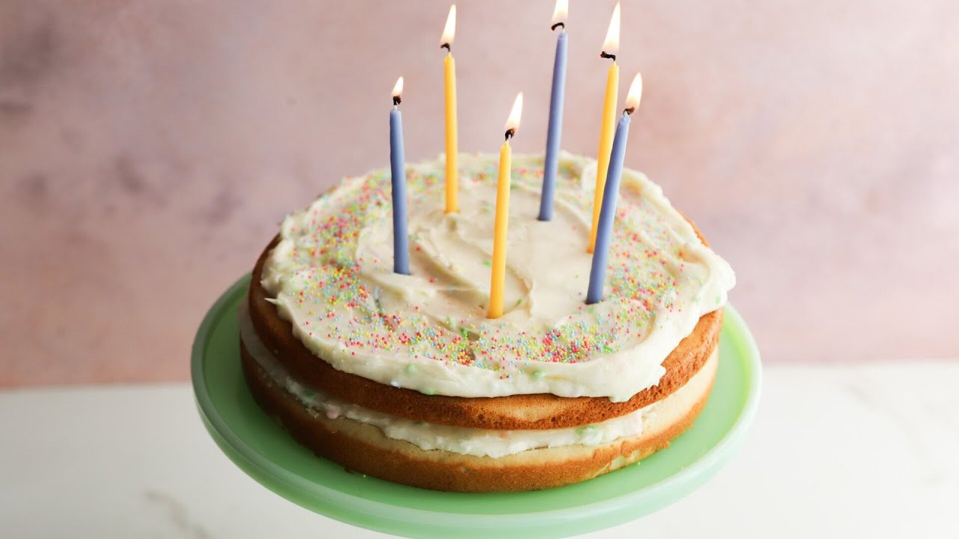 Video thumbnail for Dairy-Free Birthday Cake Recipe