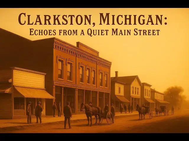 'Video thumbnail for Clarkston, Michigan: Echoes from a Quiet Main Street'