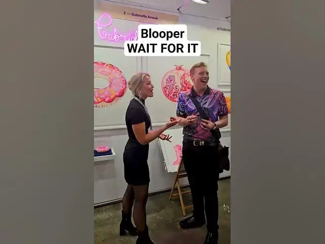 Video thumbnail for Blooper While Filming #funny #art #artist #blooper