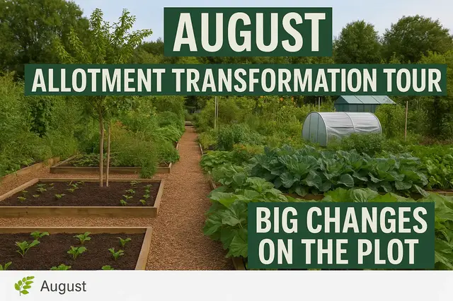 'Video thumbnail for 🌿 August Allotment Transformation Tour | Big Changes on the Plot 🌿'