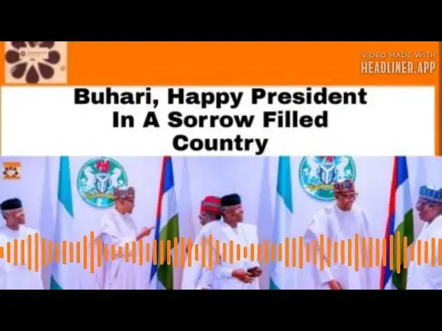 Video thumbnail for Buhari, Happy President In A Sorrow Filled Country ~ OsazuwaAkonedo