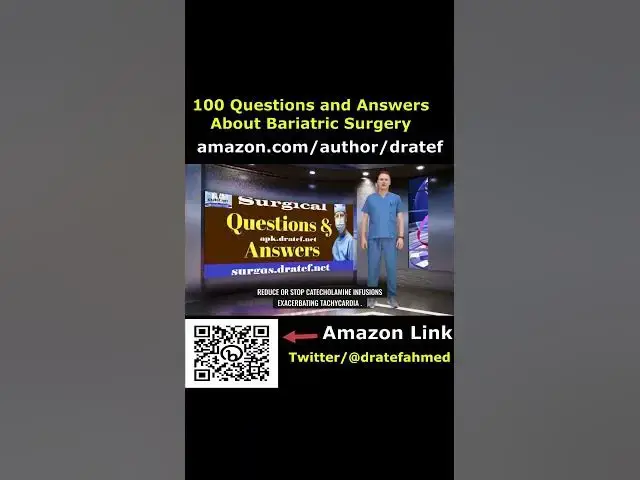 Video thumbnail for 100 questions and answers about bariatric surgery book by dratef ahmed #shorts007 #shorts #bariatric