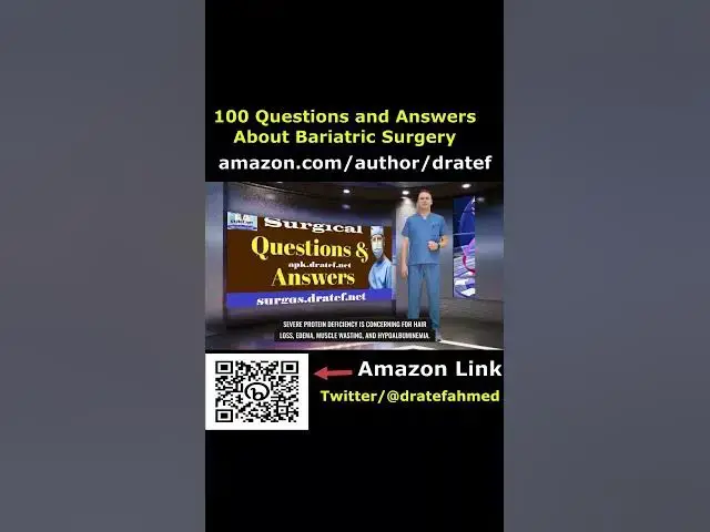 Video thumbnail for 100 questions and answers about bariatric surgery book by dratef ahmed #shorts11 #shorts #bariatric