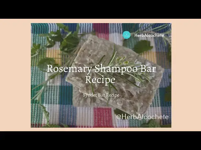 'Video thumbnail for Rosemary Solid Shampoo Bar With SCI Stimulating Shampoo'