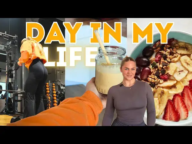 Video thumbnail for DAY IN MY LIFE | B00ty workout, Proteinshake-Rezept & Einkaufstipps