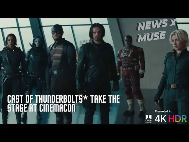'Video thumbnail for Cast of Thunderbolts* Take The Stage at CinemaCon'