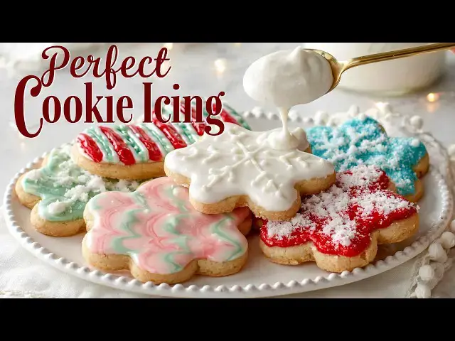 Video thumbnail for Perfect Sugar Cookie Icing Recipe for Beginners | Smooth and Shiny