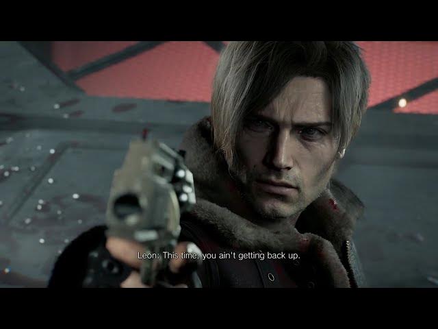 Video thumbnail for Resident Evil Requiem Default - Leon Ark: Defeat Victor Gideon "A Nemesis" Transformation Cutscene
