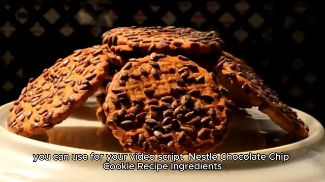 Video thumbnail for Nestlé Chocolate Chip Cookie Recipe
