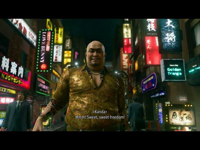 Video thumbnail for Yakuza Kiwami Dark Ties - Chapter 1 Hunger: Take a Taxi To Prison: Mine Scouts Kanda Cutscene | NS2