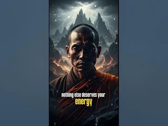 Video thumbnail for 1 Minute Can Change Your Life – Monk Stoic Wisdom #Stoic #Motivation #Mindset #Shorts #innerstrength