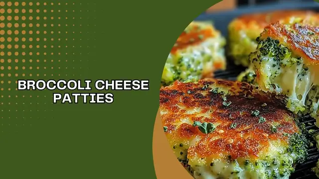 Video thumbnail for Broccoli Cheese Patties