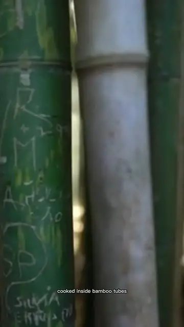'Video thumbnail for Khao Lam: Thai Grilled Sticky Rice in Bamboo'