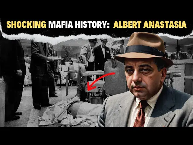 Video thumbnail for Shocking Mafia History: The Rise and Fall of Albert Anastasia!