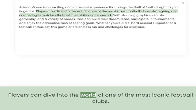 Video thumbnail for fingertips. Players can dive into the world of one of the most iconic football clubs, strategizing and competing in matches that test their skills and teamwork. With stunning graphics, realistic gameplay, and a variety of modes, fans can
