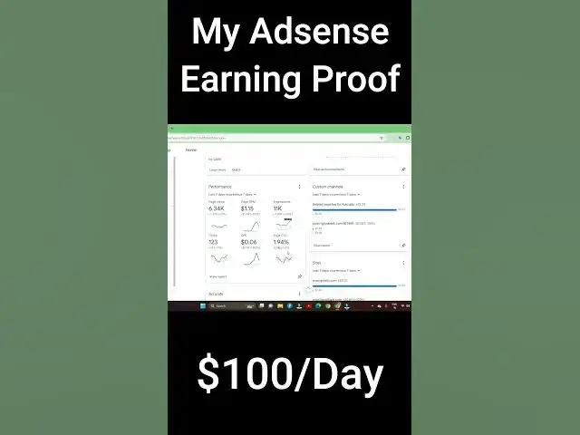 Video thumbnail for My Adsense Earning Proof | My Google Adsense Payment Proof #googleadsense