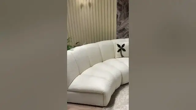 Video thumbnail for C Shape Sofa | Sofa Set Design #shorts