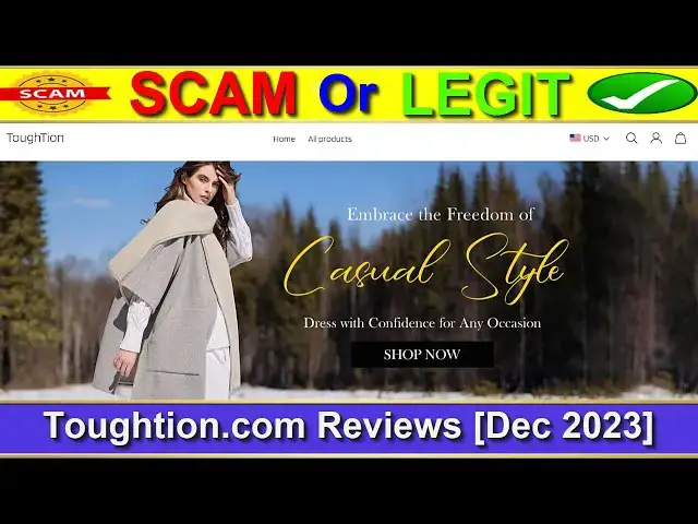 Video thumbnail for Toughtion Reviews (Dec 2023) [ with 100% Proof ] ⚠️ Is Toughtion.com SCAM or LEGIT ?⚠️😲