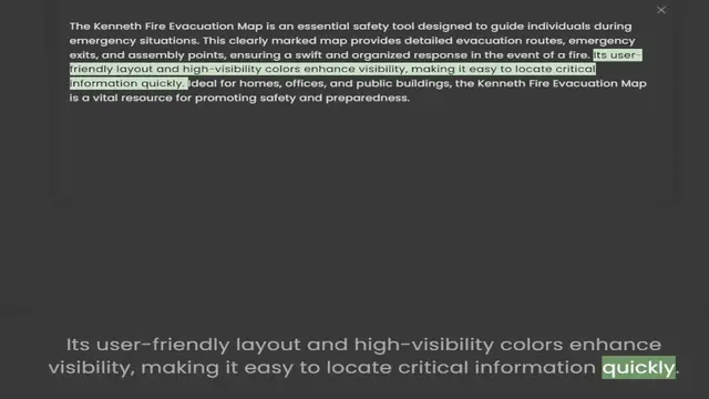 Video thumbnail for emergency situations. This clearly marked map provides detailed evacuation routes, emergency exits, and assembly points, ensuring a swift and organized response in the event of a fire. Its user-friendly layout and high-visibility colors e